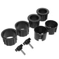 thumbnail image 6 of LULULION 1Set Heavy Duty Patio Umbrella Stand Replacement Parts with Metal Screws and Black Plastic Covers, 6 of 8