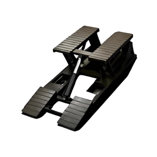 Modelo de elevador de automóviles Garaje: Colección de artesanías a escala 64 Simulación de novedad clásica negro nuevo