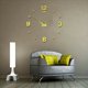 thumbnail image 2 of -- Reloj de pared DIY, reloj de pared grande silencioso moderno DIY, pegatina 3D, regalo de decoración para el hogar y la oficina (tamaño 90 cm-1,8 m, tamaño autoajustable) (dorado), 2 of 5