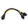 thumbnail image 4 of Ymiko 5Pcs PCIE 6 Pin Female To Dual PCI-E 8 Pin Male GPU Power Cable Splitter New, 4 of 8