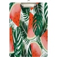 thumbnail image 2 of FMSHPON Watermelon Palm Leaves Summer Clipboard Hardboard Wood Nursing Clip Board and Pull for Standard A4 Letter 13x9 inches, 2 of 8