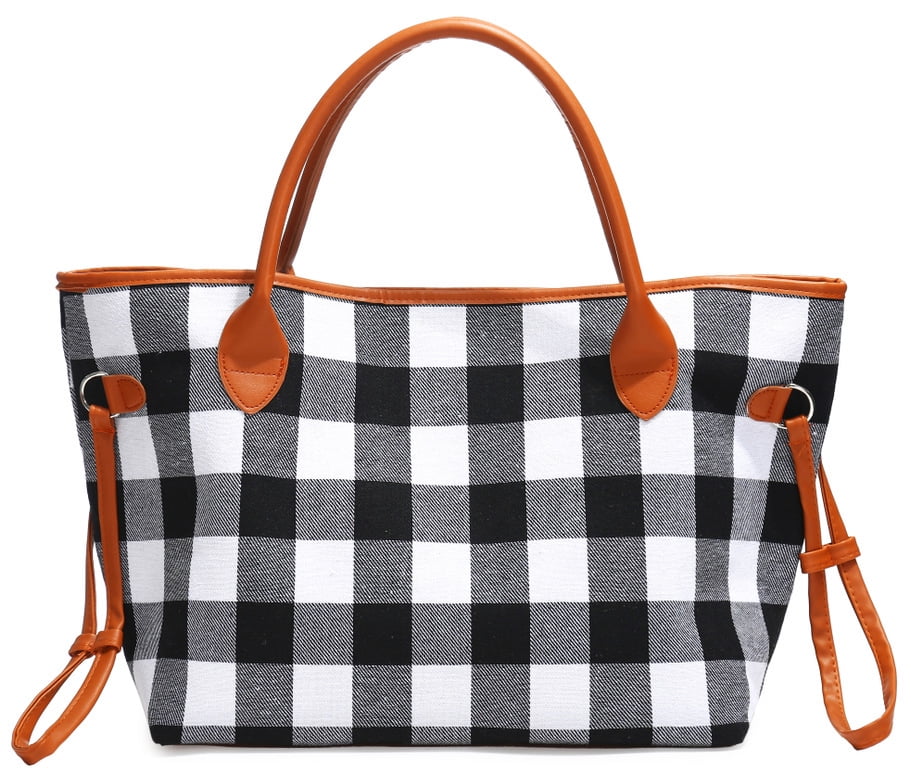Buffalo check weekender bag hotsell