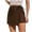 #460-Brown, variant on Warop Women's A-Line Skirt Pants, High-Waist Tummy Control Wrap Skirt Pants with Tie Belt, Casual Office Work Skirt Pants for Daily Wear and Travel