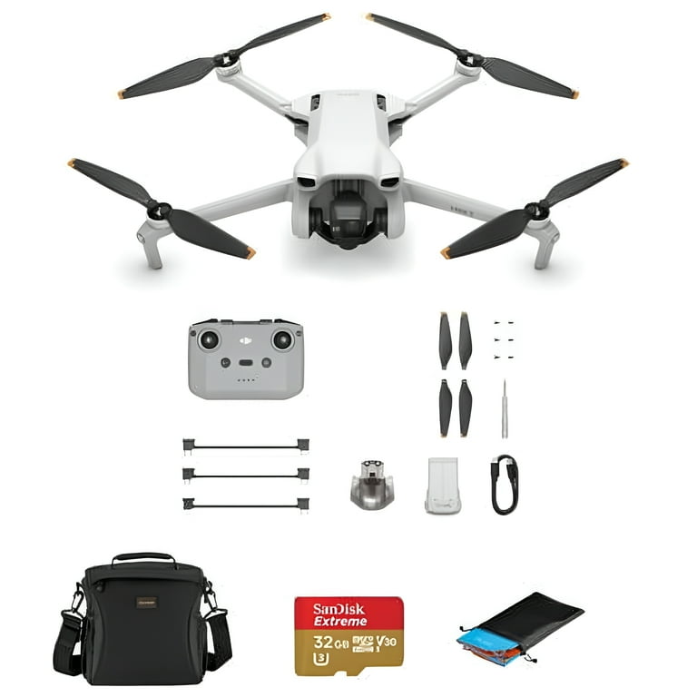 DJI Mini 3 Drone with RC-N1 Controller, 32GB microSD, HD Camera