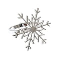 thumbnail image 2 of CoreLiving Silver Snowflake Napkin Rings Set of 1, Elegant Metal Dinner Table Napkin Holders for Christmas Thanksgiving Holiday Place Setting, Wedding Table Decoration, 2 of 9