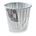 thumbnail image 3 of Panificio 4 oz Round Newsprint Paper Tall Baking Cup - Pleated - 3" x 3" x 2 3/4" - 200 count box, 3 of 4