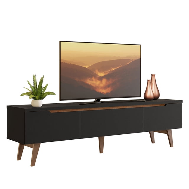 Mueble Mesa Para Tv Rack Madesa Reims Hasta 75' Negro 1
