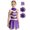 B Purple, variant on TiaoBug Girls Cheer Leader Outfits Carnival Party Cheerleading Dress with Headwear Pom Poms A Red 12