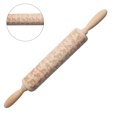 thumbnail image 1 of Rolling Pin Creative Wooden Reusable Non Stick Dough Roller Baking Roller, 1 of 7