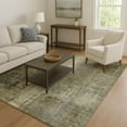 thumbnail image 7 of Addison Rugs Mayfield Premium Machine Washable Transitional Abstract Olive Rectangle Rug, 3' x 5', 7 of 7