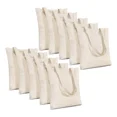 thumbnail image 1 of 10pcs Tote Bag Bolsas De Manta Cruda 40 X 35cm. 100% Algodón, 1 of 7