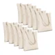 thumbnail image 1 of 10pcs Tote Bag Bolsas De Manta Cruda 40 X 35cm. 100% Algodón, 1 of 7