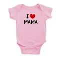 thumbnail image 3 of I Love MAMA PAPA Twins Baby Clothes Jumpsuit Bodysuit (Pink, 18-24M), 3 of 5