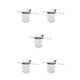 thumbnail image 3 of Yuarrent Tea Infuser Dual Handle Reusable Washable Lid Strainer Foldable Replacement with Office Household Accessories Mug Type2 NO2, 3 of 6