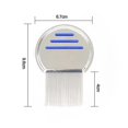 thumbnail image 5 of Stainless Steel Lice Comb, Metal Nit Comb, Safely Removes Lice, 5 of 5