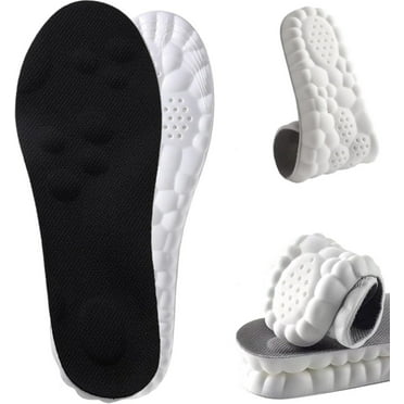 Steppers Insoles for Men and Women, 4D Memory Foam Shoe Insole with Arch Support - 2 Pairs