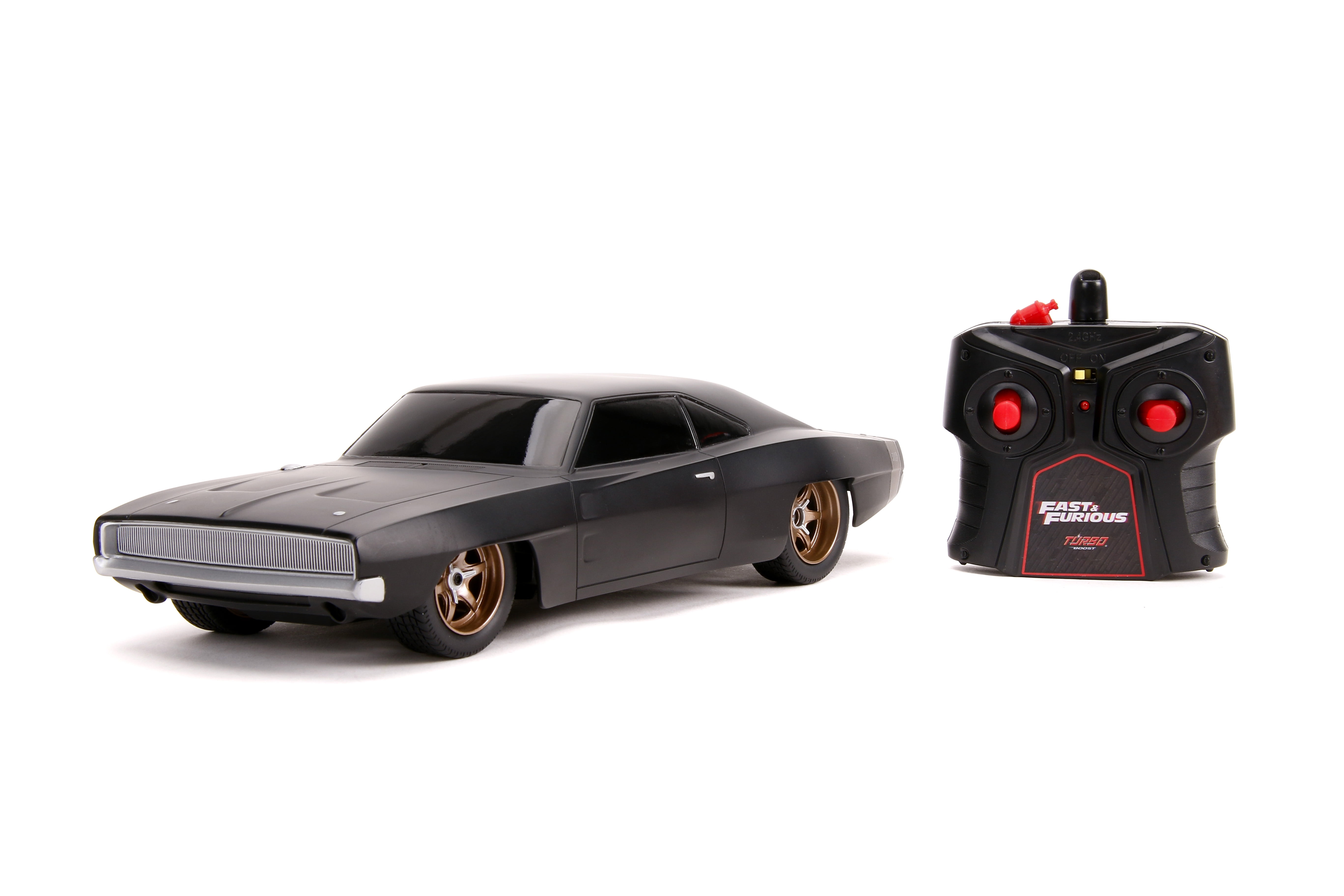 Fast & Furious 1:16 Dom's 1968 Dodge Charger Widebody RC Radio Control Cars
