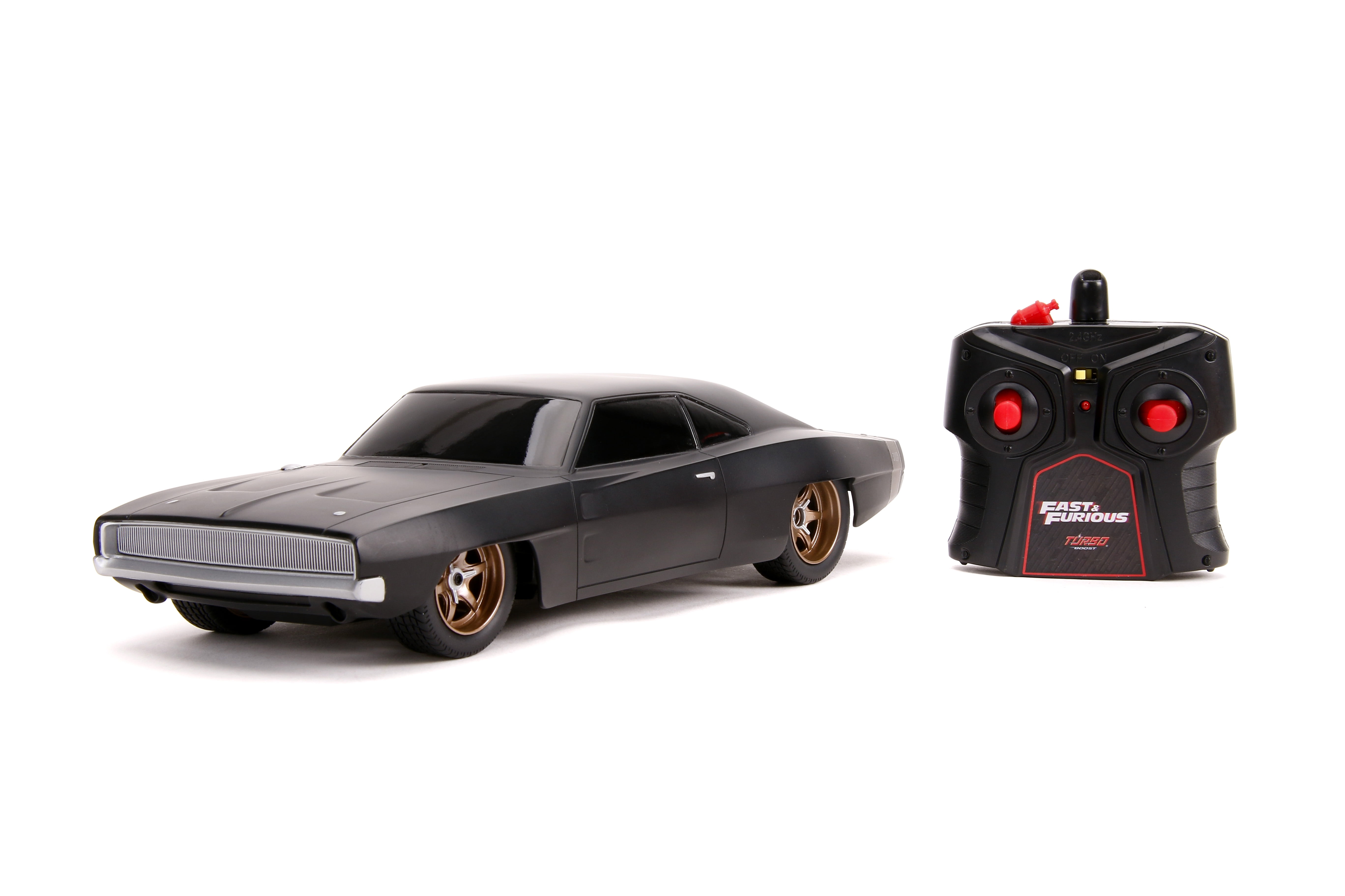 Fast & Furious 1:16 Dom's 1968 Dodge Charger Widebody RC Radio Control Cars  