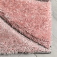 thumbnail image 4 of Well Woven San Francisco Luz Modern Geometric 3D Textured High-Low Shag Blush 2'3" x 7'3" Runner Rug, 4 of 8