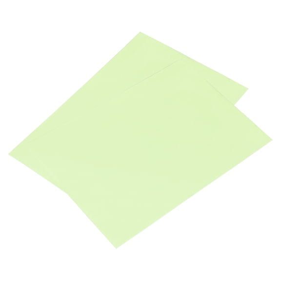 Glow in the Dark Paper, Self-Adhesive Sticker A4 (8.2 x 11.6inch) Green for DIY Pack of 2