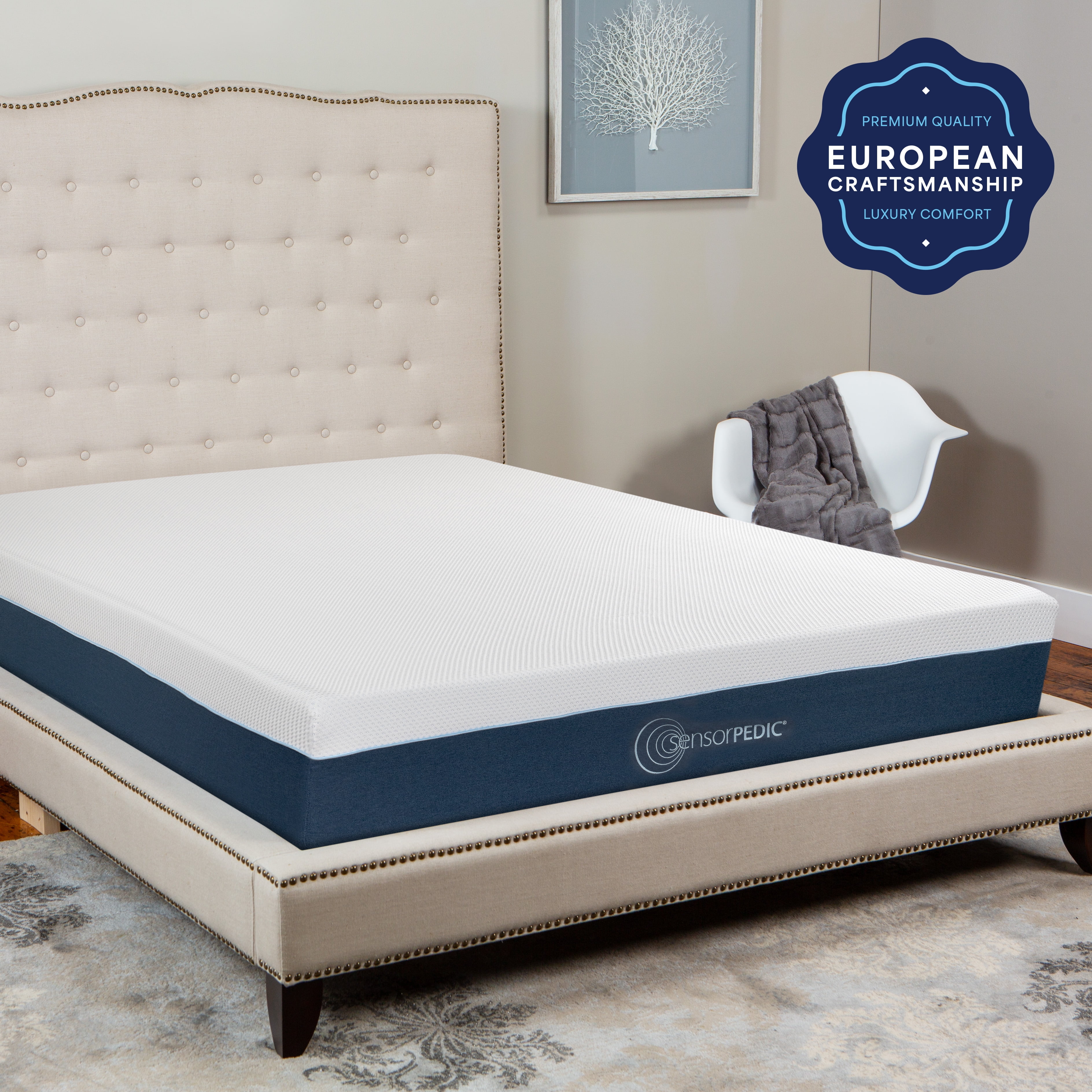 sensorpedic air bed queen mattress