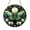 Acrylic 3.5 Inch, variant on Round Luna Moth Stained Glass Window Suncatcher, Celestial Moonlit Garden Design for Dreamy Home Accent