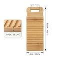 thumbnail image 5 of CTIRCHIU Natural Bamboo Washboard for Laundry Hand Washboard for Clothes Efficient Cleaning Board, 5 of 8