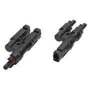 AIMS POWER PVMC4-2TO1 MC4 Branch/Splitter Connector Pair
