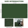 thumbnail image 2 of Eurhowing 16oz Heavy Duty Canvas Tarp 9.8x13FT,  Extra Thick Waterproof Tarpaulin with Rust-Proof Grommets, Tarp Cover for Truck, Camping, Roof, 2 of 9