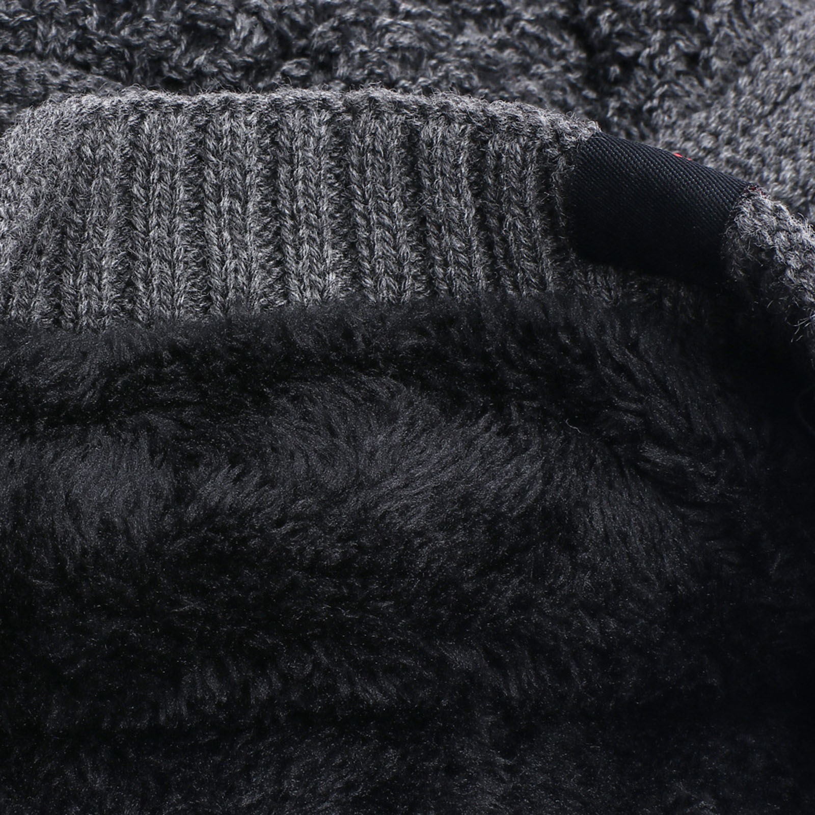 Tanhomme Winter Knitted Hat Knit Warm Cap Woolen Hat Winter Plus Velvet Hat Outdoor Cycling Warmth Unsix Hood Ski Hat Winter Hats for Women Men Silk Soft Slouchy Warm Hat