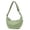 Green, variant on Nylon Crossbody Bag for Women Crescent Purse Lightweight Shoulder Handbag Waterproof Casual Sling Khaki,Size Free Size