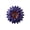 Purple-PP Home Decor, variant on JJV Colorful Iron Three Dimensional Flower Wall Hanging Decoration for Outdoor Garden Courtyard Fence Balcony Indoor Living Room Bedroom Rustproof Hook Included, 8 Inch