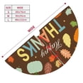 thumbnail image 3 of Lsque Happy Thanksgiving With Gnome Print Christmas Tree Skirt, Tree Skirt with Ties or Velcro, Perfect for Holiday Decorations, Halloween, and New Year-30", 3 of 7