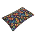 thumbnail image 3 of Naloa Colorful Pineapples1 Pillowcase, Throw Pillowcase, Wrinkle-Free, Stain-Resistant with Hidden Zipper for Bedroom Sofa - 20"x30", 3 of 9