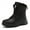 Black, variant on YOURDIARY Womens Snow Boots Winter Warm Ankle-High Hiking Boots Faux Fur Lining
