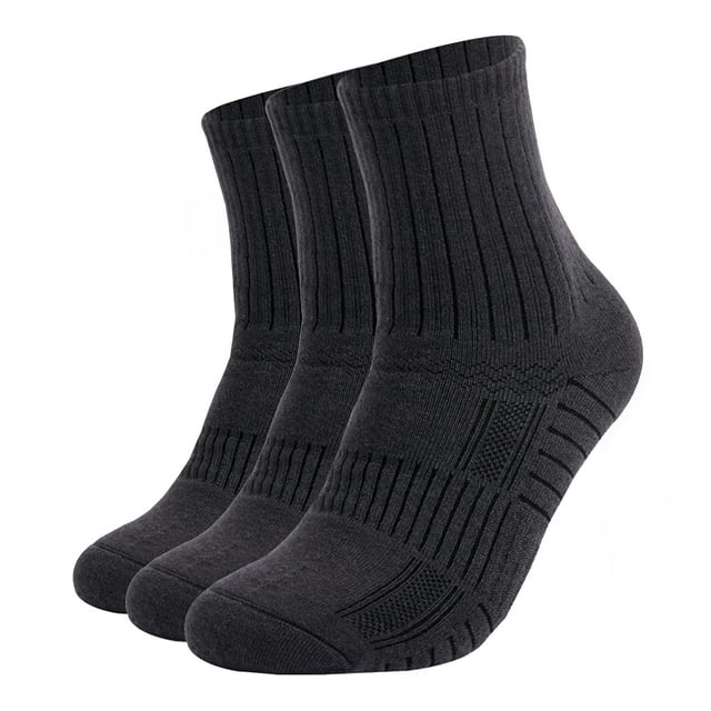 3-pack Wool Socks Anti Slip Sports Socks Outdoor Fitness Breathable
