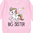 thumbnail image 3 of Inktastic Big Sister Unicorn Toddler Sweatshirt, 3 of 4