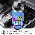 thumbnail image 4 of Chibiverse-theme Insulated Stainless Steel Tumbler with Handle Gifts For Family Friends Fans and Straw Fits in Standard Cup Holder 40 OZ, 4 of 6