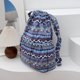 thumbnail image 4 of Mochila Floral Retro Mujer Lona Gran Capacidad Diaria Al Aire Libre, 4 of 9