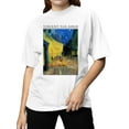 thumbnail image 2 of Van Gogh's Starry Night Cafe Women's T-shirt, 2 of 3