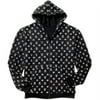 Big Men's Skull Nation Fleece Zip Hoodie, Size 2XL