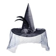 thumbnail image 1 of para mujer, accesorios para fotos, accesorio de disfraz de personaje, sombreros de adulto puntiagudos de  Negro Sunnimix  sombrero de halloween, 1 of 8