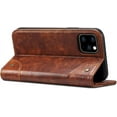thumbnail image 3 of iPhone 11 Pro Max Leather Case,  iPhone 11 Pro Max Wallet Folio Case Book Design  Closure with Stand and ID Holder Credit Card Slots for iPhone 11 Pro Max 6.5 inch 2019 Khaki, 3 of 12