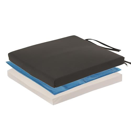 Protekt Breathable Gel Wheelchair Cushion with Straps 26" x 18" x 4