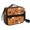 Rooster and Turkey, variant on Rooster and Egg Brown Pattern Insulated Lunch Bag with Shoulder Strap and Bottle Holder,Bento School Lunch Bag Box,11x9.5x3.5 Inches