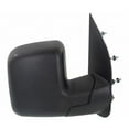 thumbnail image 2 of KarParts360 For Ford E-150/E-250 2009 Door Mirror Passenger Side | Power | Foldaway | Non-Heated | Single Lens | Textured Black | Convex | Replacement For FO1321338 | 9C2Z17682AA, 2 of 4