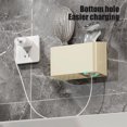 thumbnail image 4 of Under $5 Clearance! Bathroom Organizers and Storage, InsCrazy Toiletries Bracket Wall Mounted Bathroom Hair Dryer Storage Lazy Bracket No Drilling Required, 4 of 6