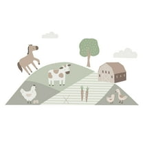 Bedtime Originals Farmyard Friends Wall Decals/Stickers - Horse/Cow/Barn