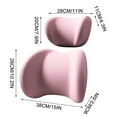 thumbnail image 5 of Car Headrest Lumbar Support Cushion - Ergonomic Car Headrest and Lumbar Support Kit - Memory Foam Neck and Back Cushion Set for Driving Comfort, 5 of 6