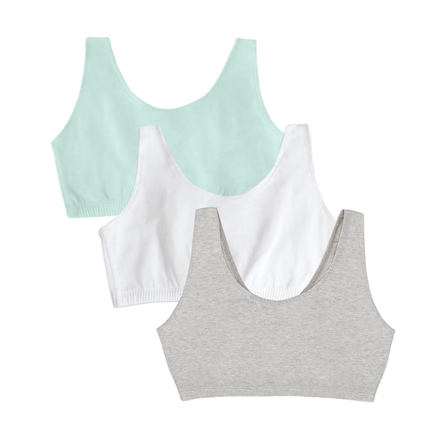 Sujetador deportivo Fruit of the Loom para mujer, estilo camiseta sin mangas